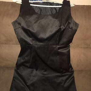 Black sheath dress